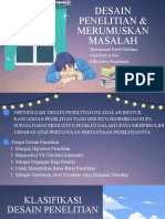 Desain Penelitian