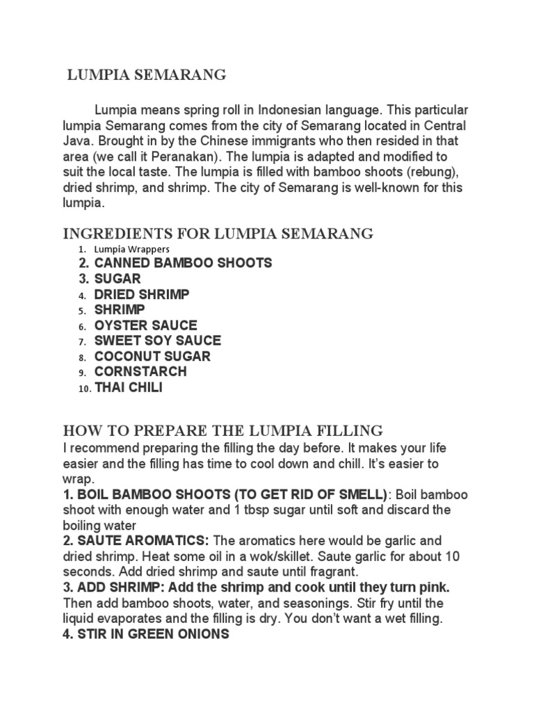 Lumpia semarang download free pdf home asian cuisine