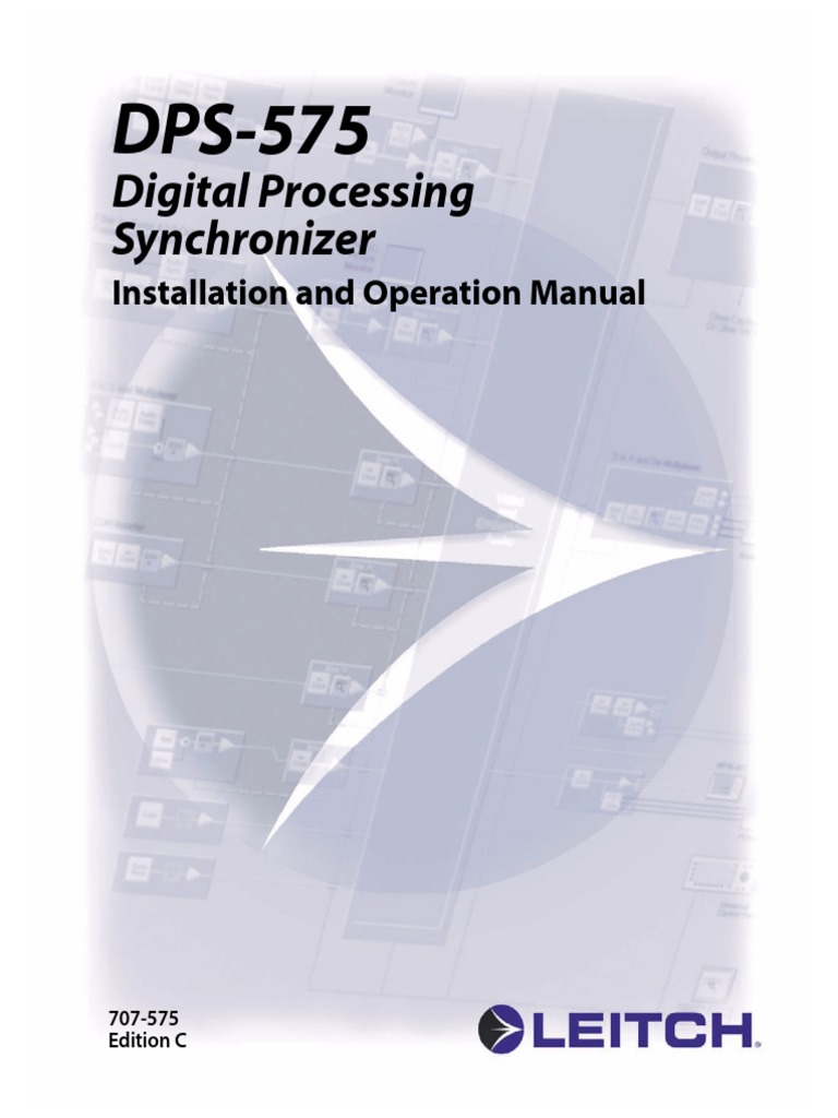 DPS-575 Digital Processing Synchronizer - Internet | PDF ...