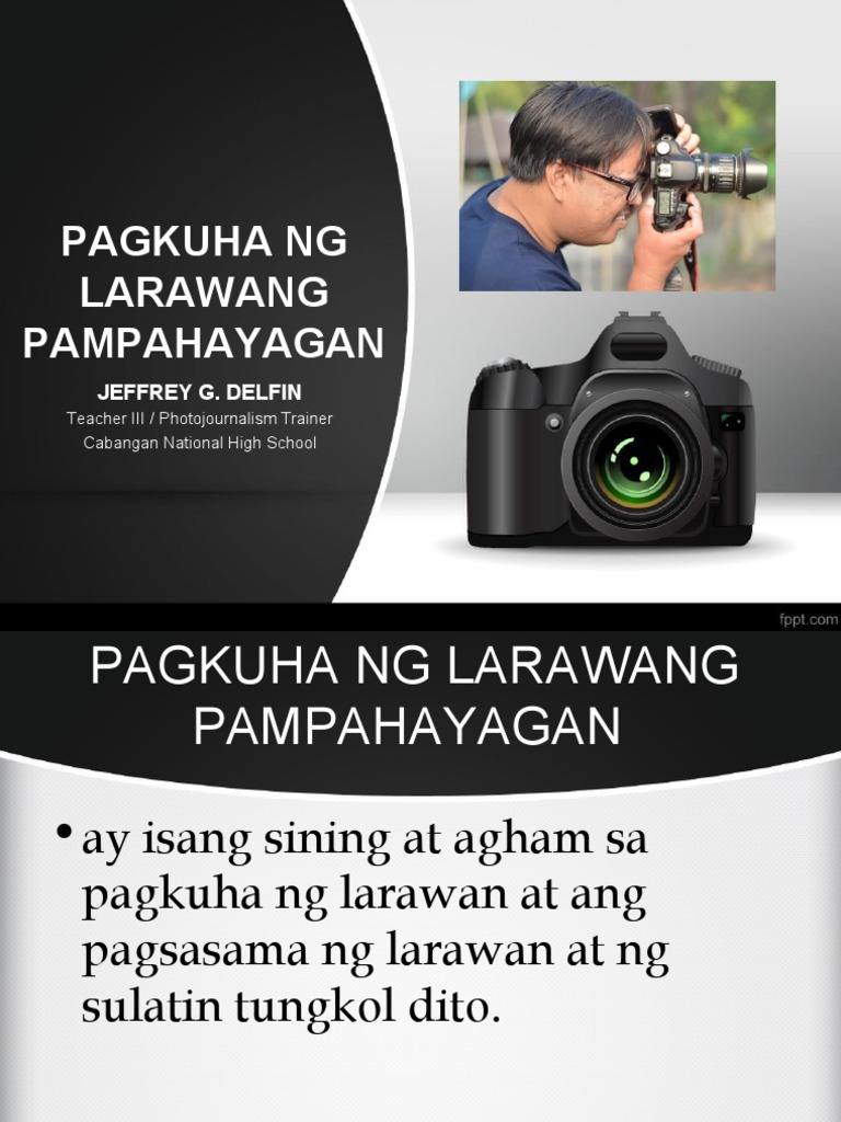 Pagkuha ng larawang pamahayagan pdf