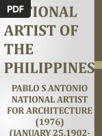 National Artist of The Philippines