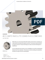 Accurate Involute Gears in SolidWorks - Tom's Maker Site