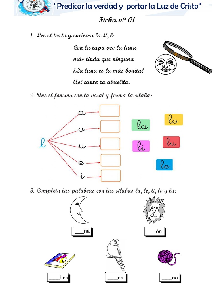 Actividades de Lectoescritura Infantil | PDF | Artes del Lenguaje y ...