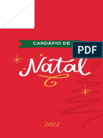 Cardápio de Natal 2022