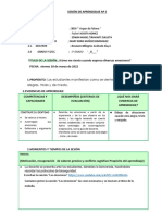 Sesión de Aprendizaje #5 ....