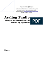 Araling Panlipunan 9 - Modyul 3 q4