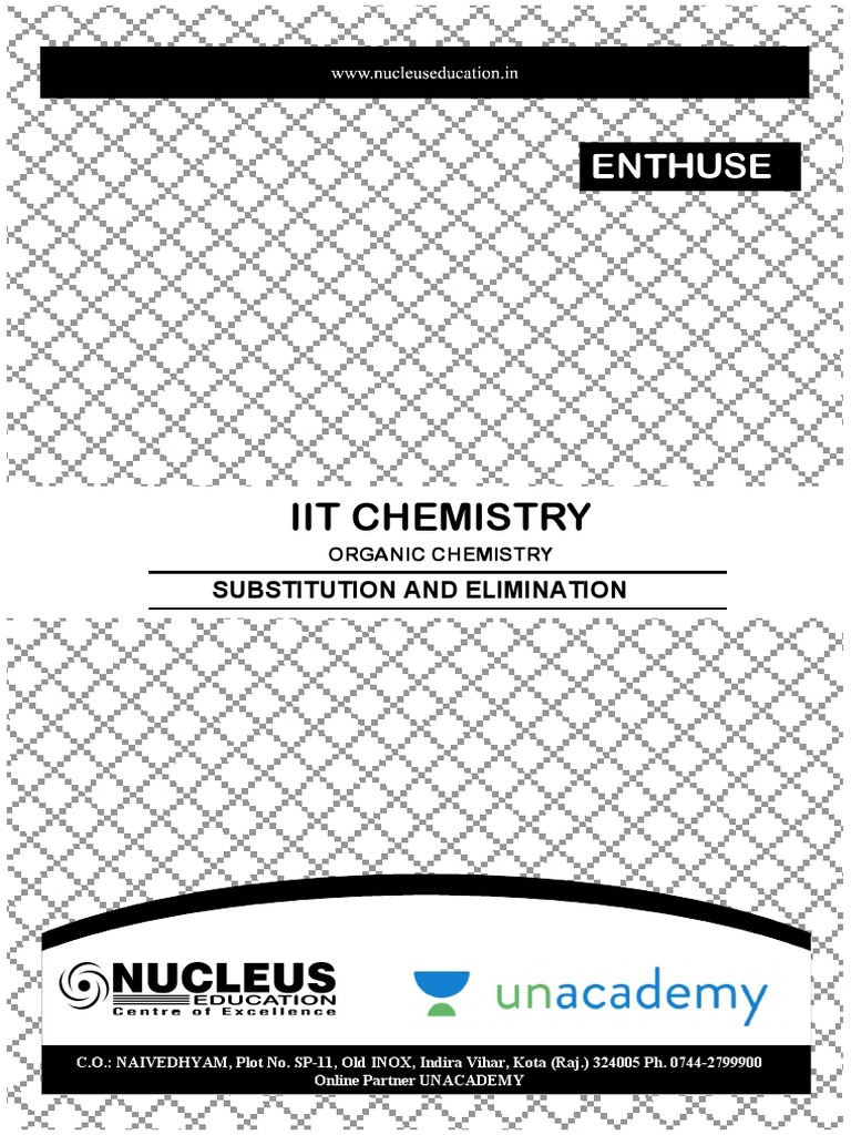 Substitution Elimination Pdf Chemical Reactions Chemical Compounds