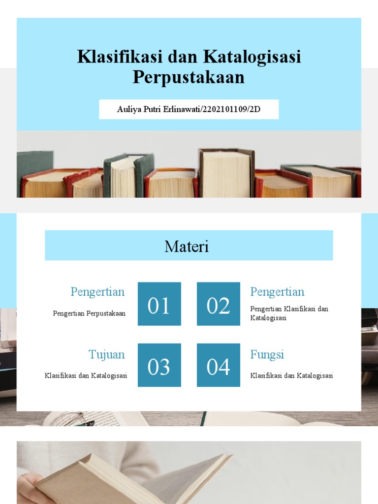 Klasifikasi Dan Katalogisasi Perpustakaan | PDF