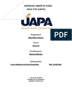 Toaz - Info Tarea 6 de Matematica Basicadocx PR