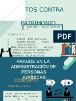 PPT-DELITOS CONTRA EL PATRIMONIO - GRUPO 5 (1)