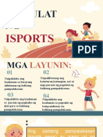 Pagsulat NG Isports