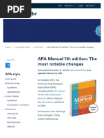 Notes - APA Manual 7th Edition