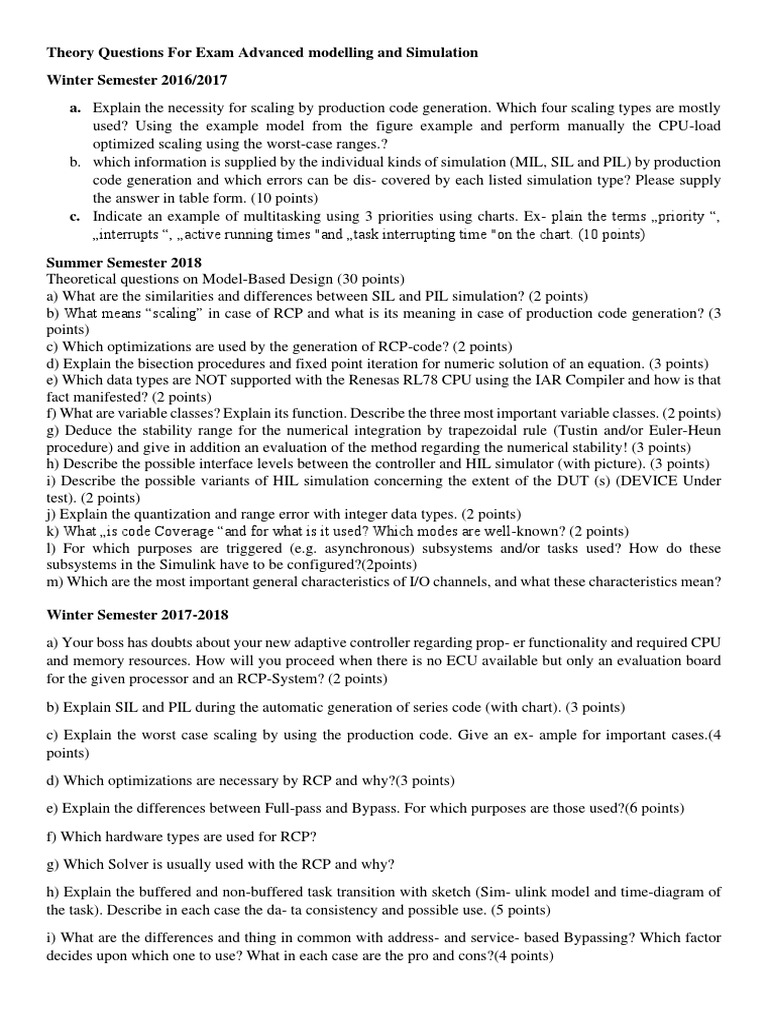 Advanced Simulation Exam Questions | PDF | Spectral Density | Simulation