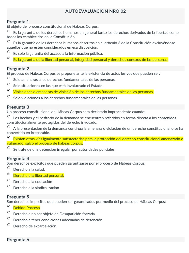 Proceso de Hábeas Corpus: Claves y Derechos | PDF | Habeas corpus ...