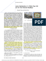 Chamber Dimension Optimization of A Bellow-Type Soft Actuator For Food Material Handling