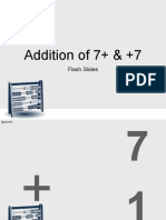 Addition of 7+ & +7 (Flash Card)