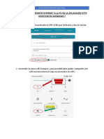 Compartir Internet A PC Windows 7 en La Aplicación HTTP Inyector