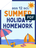 CLASS 12 Sci Summer Break