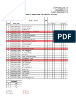 Absensi  BULAN 08 - 2016 Semester  1