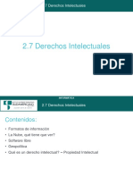 INTESUD 2.7 Tipos de Licenciamiento - Derechos Intelectuales