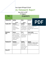 Homework Report Example