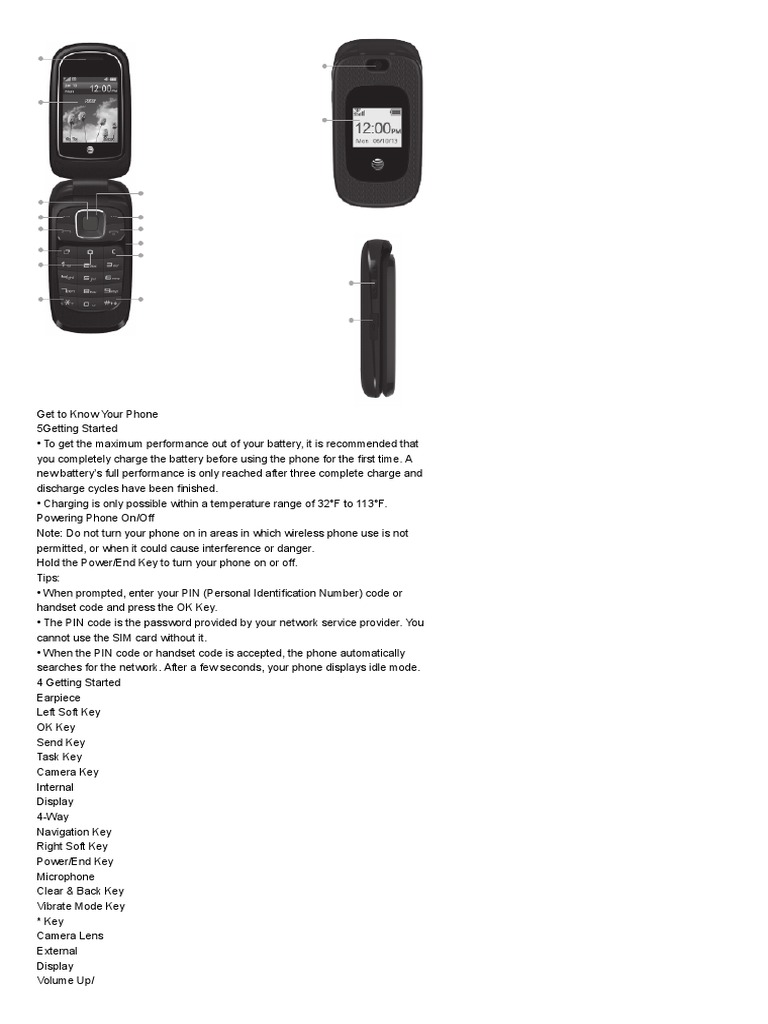 ZTE Cell Phone Z222 User Guide PDF