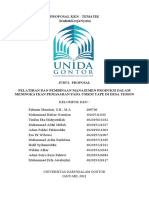 PROPOSAL KKN - Desa Temon - Kelompok 21 - Esa FK Wibowo