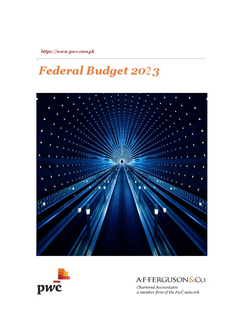 AFF's Tax Memorandum On Federal Finance Bill, 2023 PDF Taxes