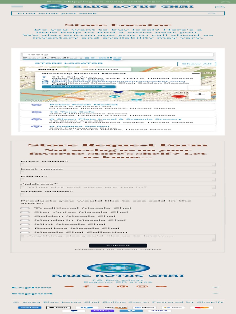 Where To Buy Blue Lotus Chai Online Store PDF