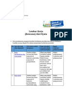 Lembar Kerja Rencana Aksi Nyata