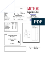 DAL 3GJ050 Motor Run Capacitor