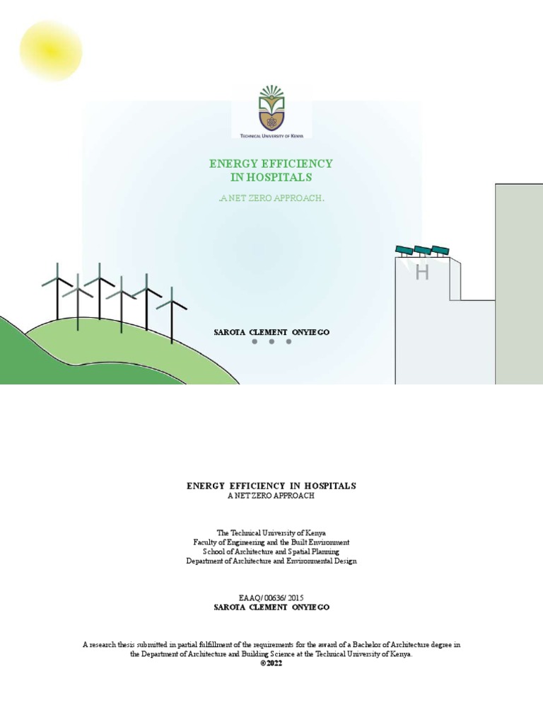 Energy Efficiency in Hospitals | PDF | Efficient Energy Use | Renewable ...