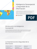 Inteligencia Geoespacial y Seguridad de La Información: by Jorge Palacios