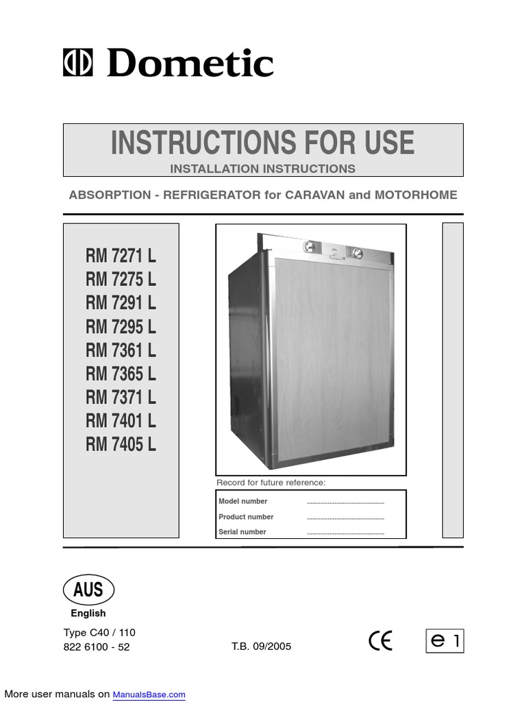 Why you need a Dometic Refrigerator Troubleshooting Manual