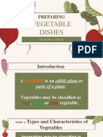 Preparing Vegetable Dishes