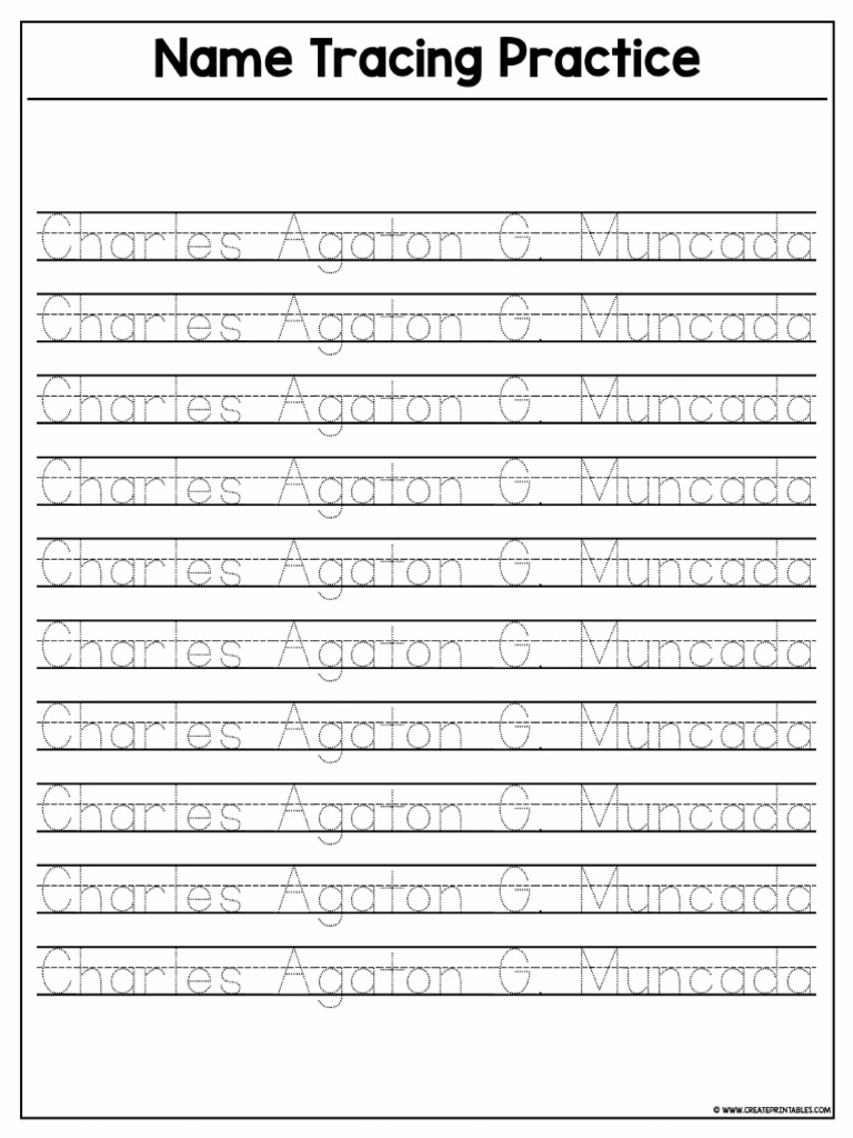 Name Tracing | PDF