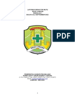 Laporan Indikator Mutu Rsud Lawang Triwulan 1 Bulan Juli-September 2022