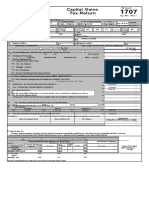 Capital Gains Tax Return: Fill in All Applicable Spaces. Mark All Appropriate Boxes With An "X"