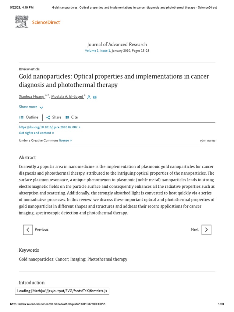 gold-nanoparticles-optical-properties-and-implementations-in-cancer
