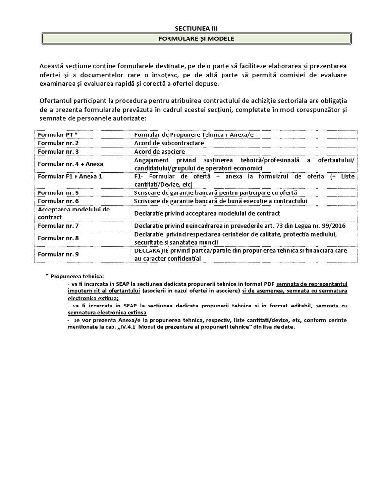 Modele Formulare | PDF