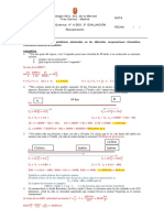 Recuperación Fyq 4º A Eso Tercera Evaluación