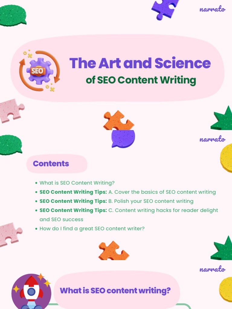 The Art and Science of SEO Content Writing - How To Do It Right? | PDF ...