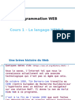 Programmation WEB Cours 1 - HTML5 v2.3