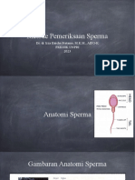 Pemeriksaan Sperma - DR - Dr. Irza