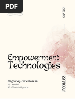 Empowerment Technologies 4TH Quartter Module 5