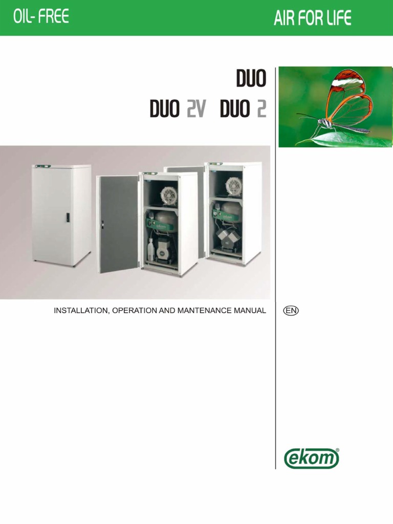 Duo 2v Installation Operation and Mantenance Manual | PDF