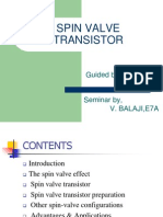 Spin Valve Transistor