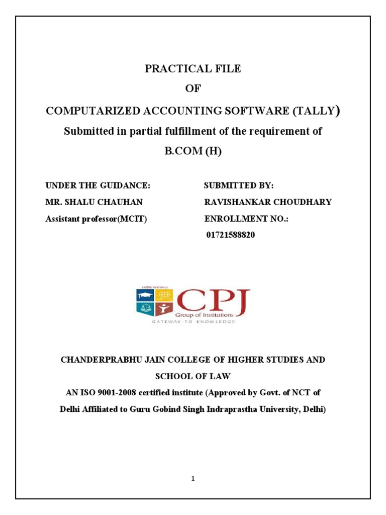 Introduction To Tally Erp9 Accounting Software | PDF | Voucher | Debits ...