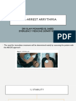 Peri-Arrest Arrythmia