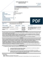 Programación Docente de Psicología Criminal 2022-2023